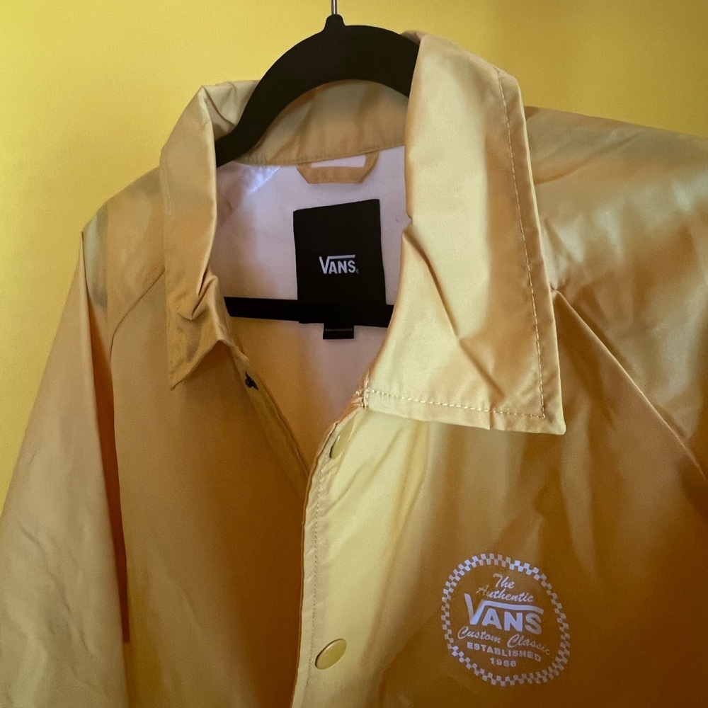 Vans Yellow Windbreaker